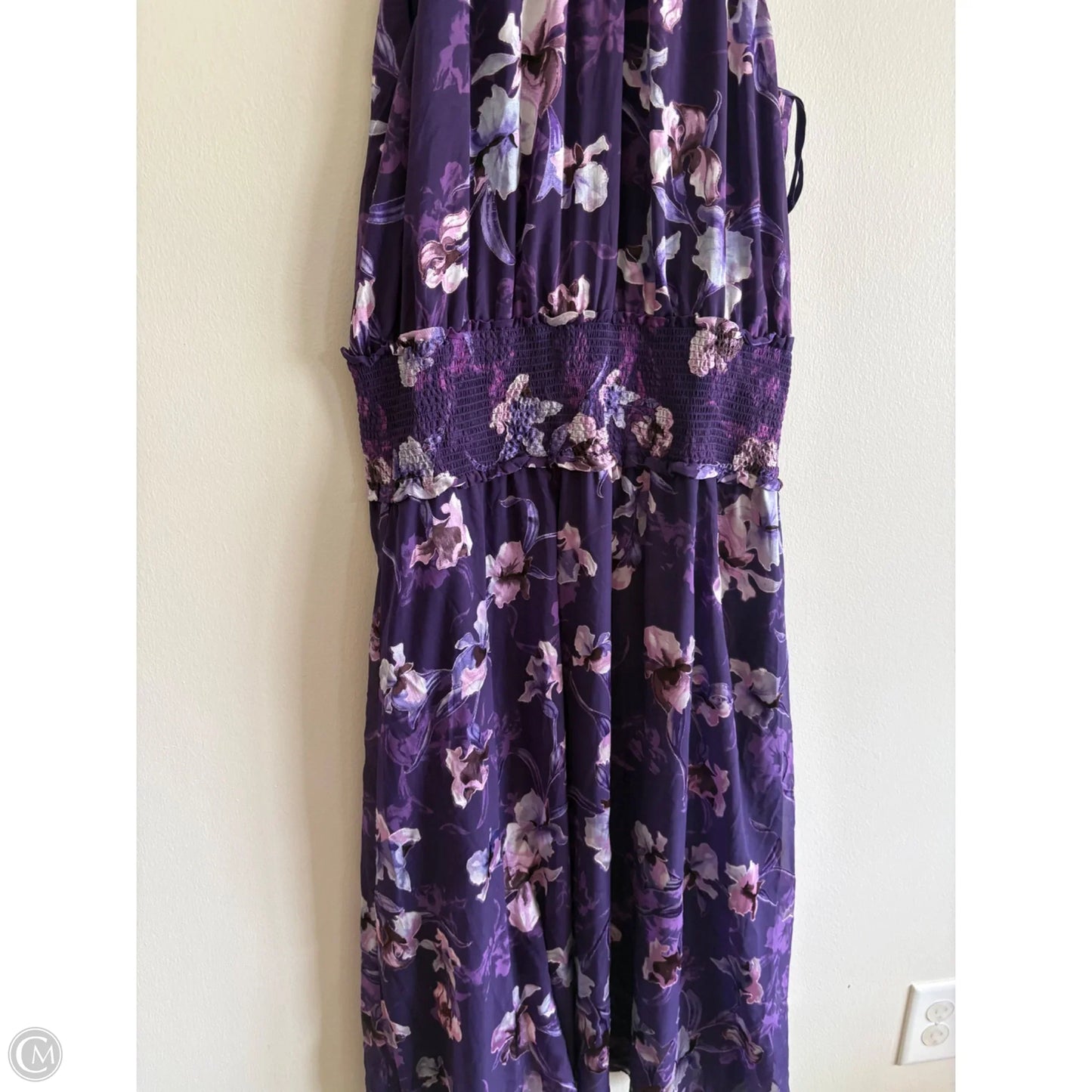 Dress Casual Maxi By White House Black Market In Purple, Size: 12