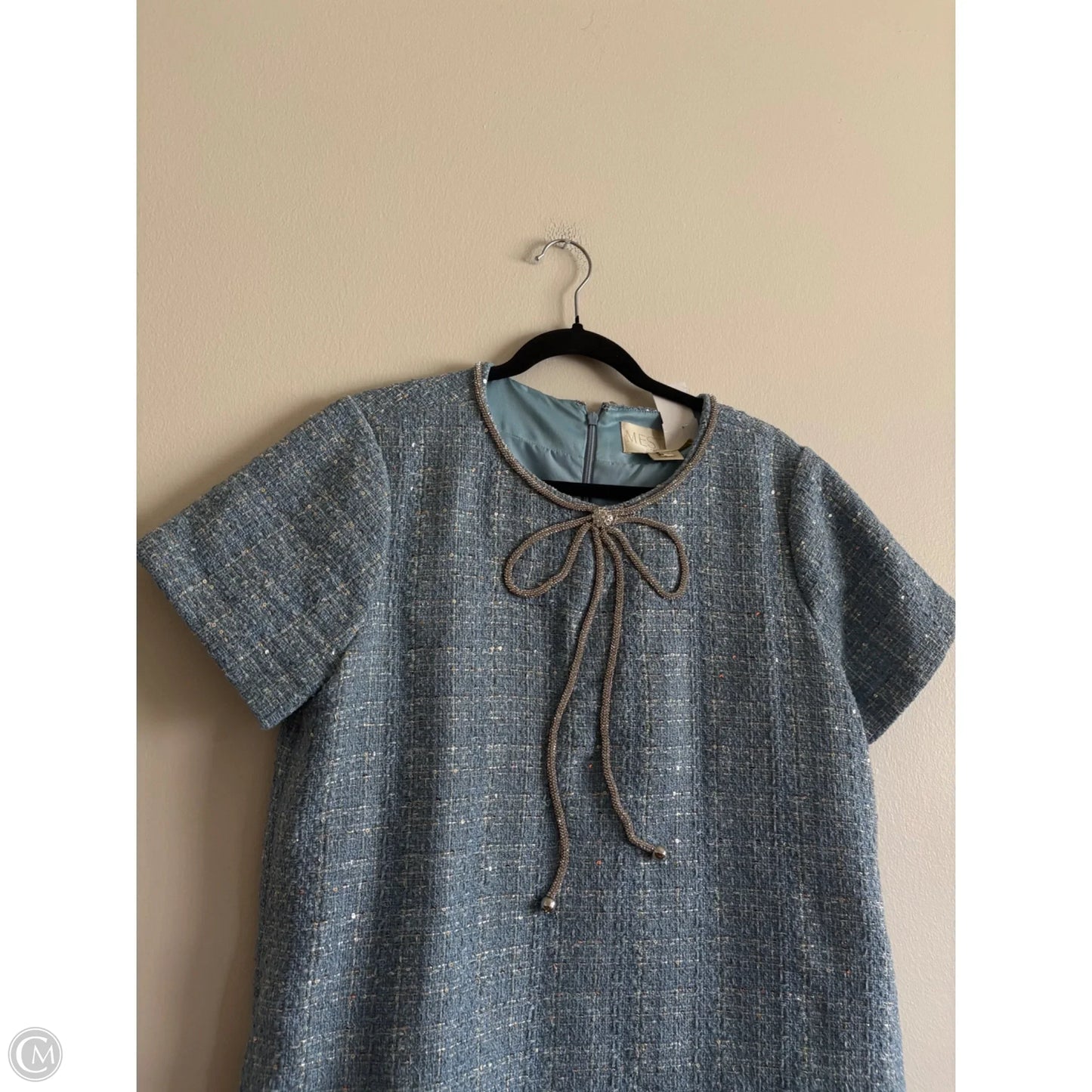 Dress Party Midi By Mestiza In Blue, Size: 12