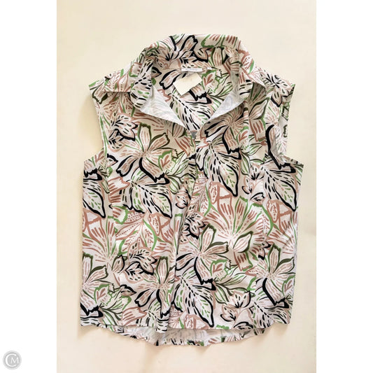 Top Short Sleeve By Chicos In Green, Size: 14