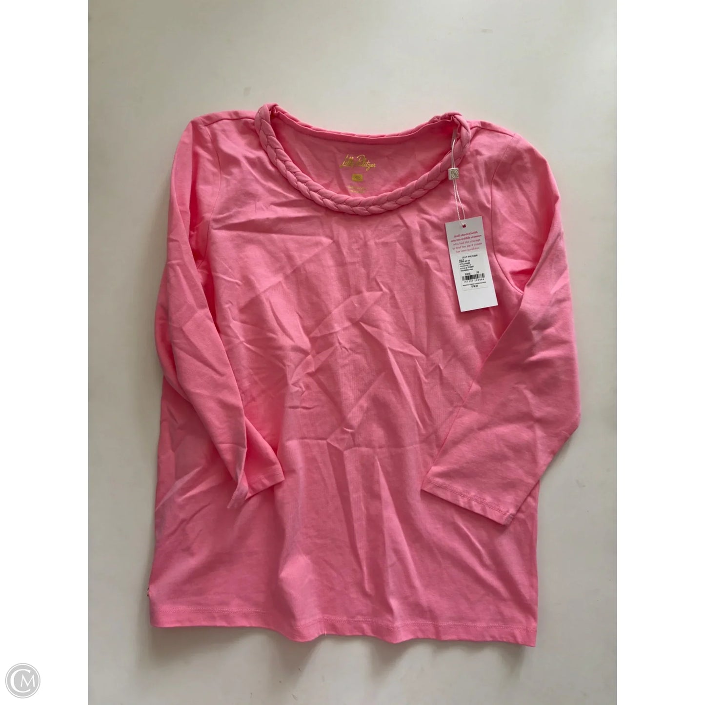 Top Long Sleeve Designer By Lilly Pulitzer In Pink, Size: Xs
