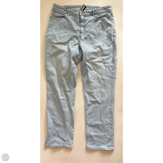 Jeans Straight By Loft In Blue, Size: 12