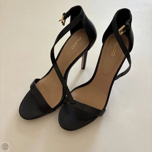 Shoes Heels Kitten By Aldo In Black, Size: 8.5