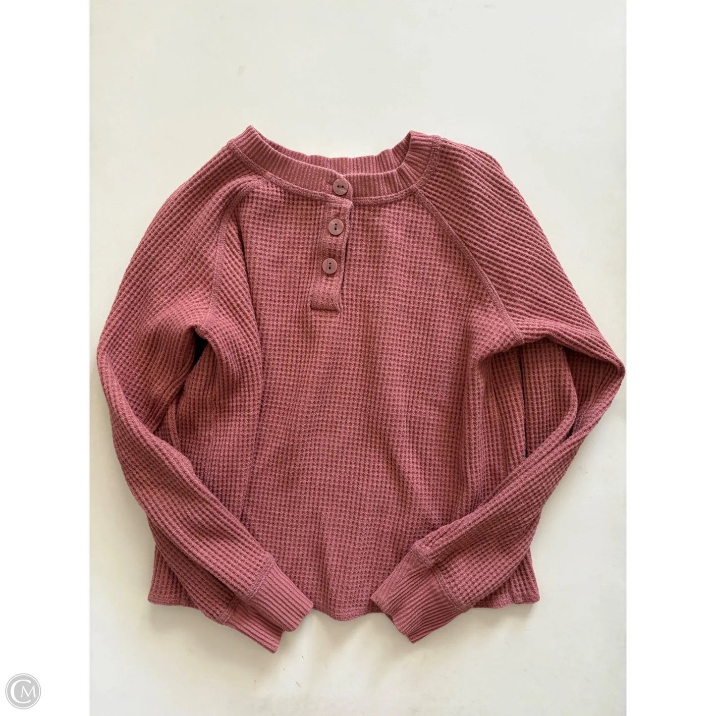 Top Long Sleeve By Old Navy In Pink, Size: S