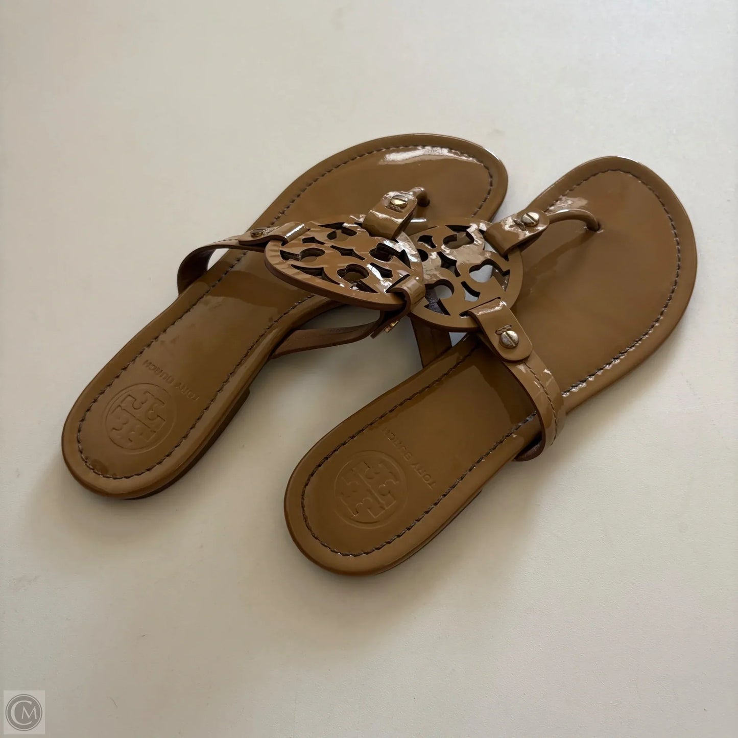 Sandals Designer By Tory Burch In Brown, Size: 7
