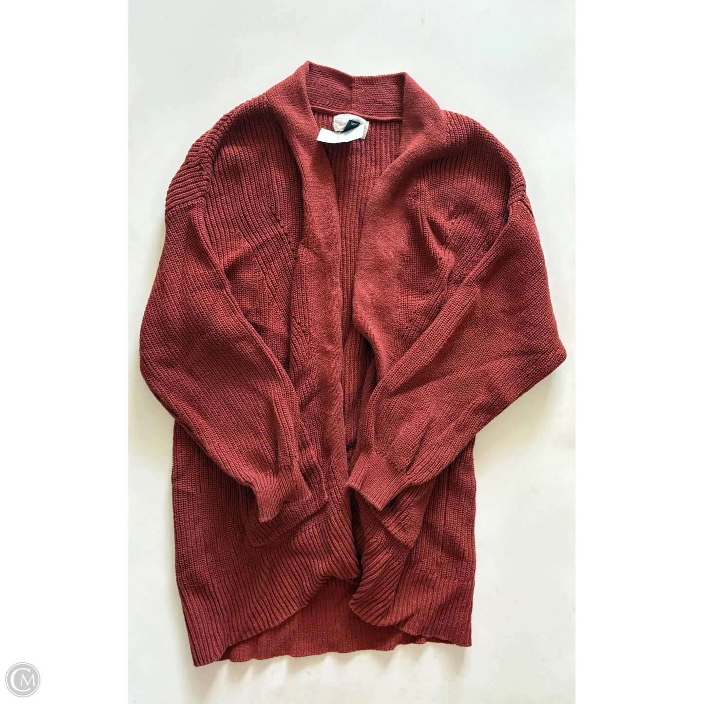 Sweater Cardigan By Universal Thread In Brown, Size: M