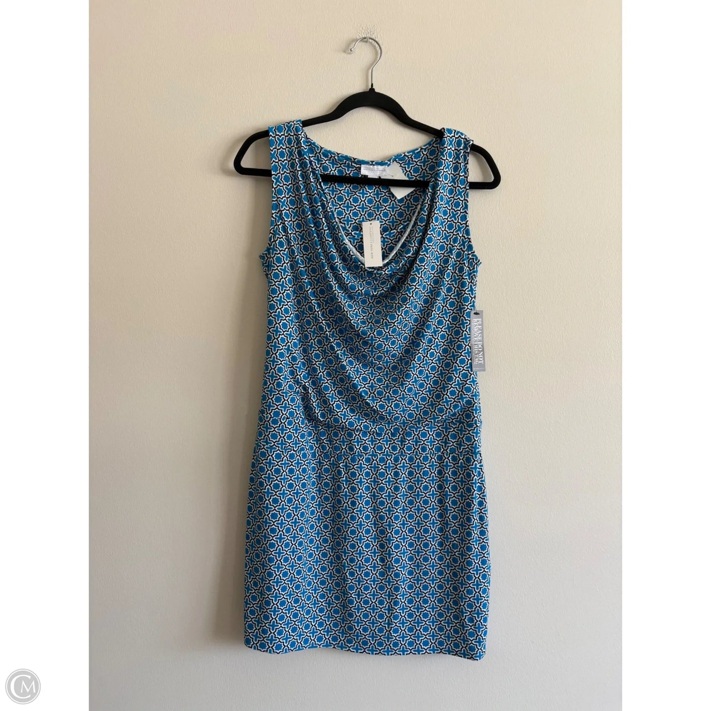 Dress Casual Midi By New York And Co In Blue, Size: S