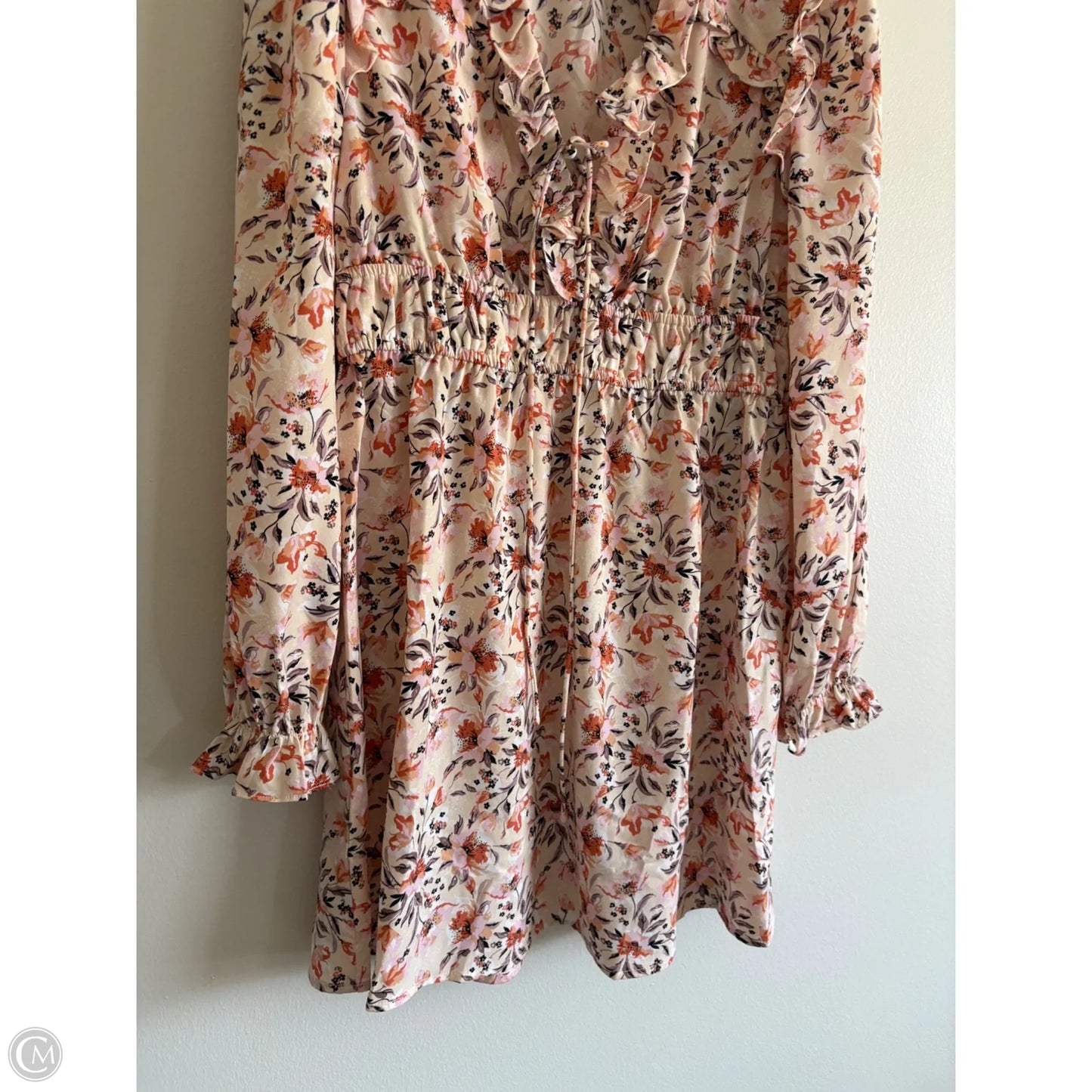 Dress Casual Midi By Lush In Floral Print, Size: L