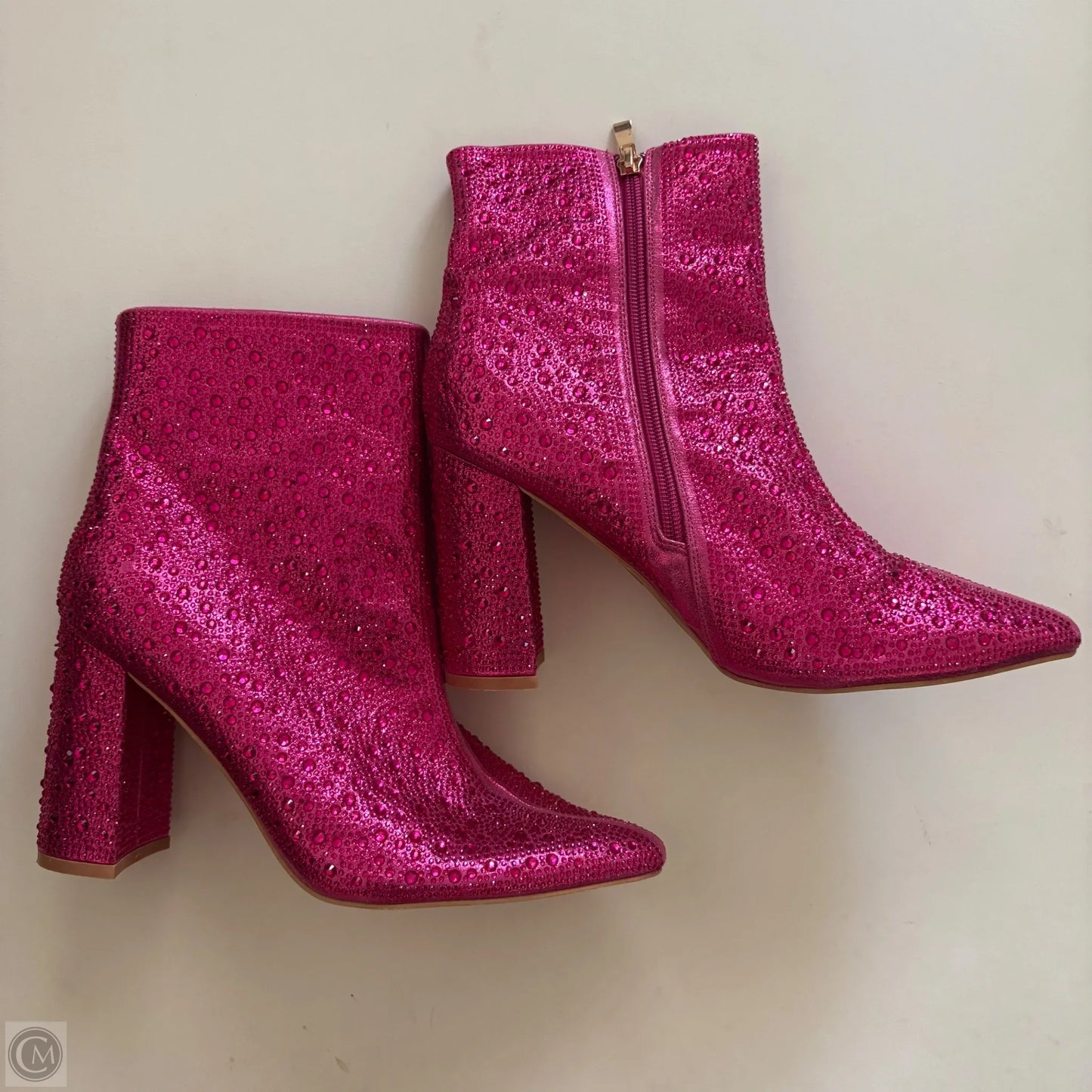 Boots Ankle Heels By Jess Lea In Pink, Size: 8