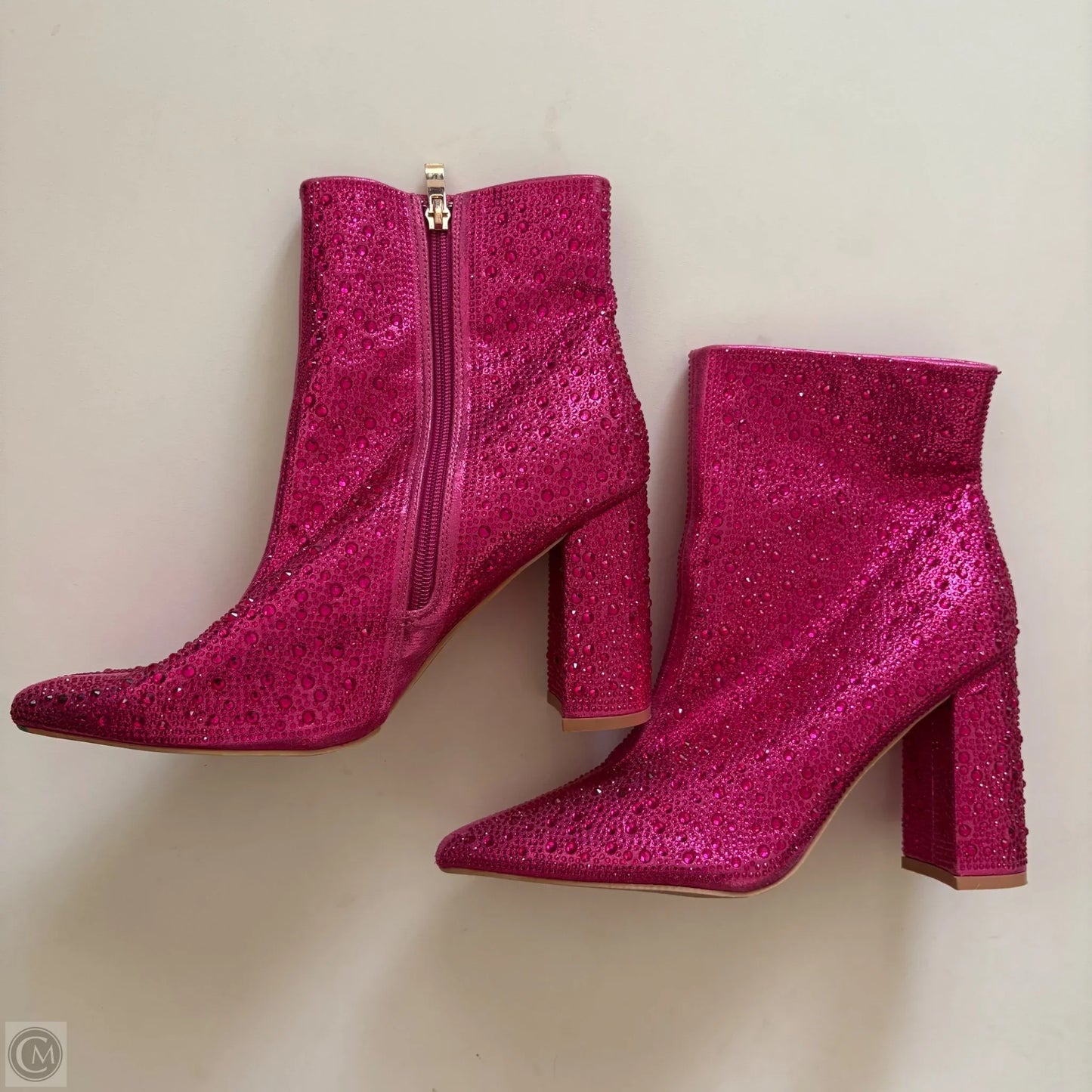 Boots Ankle Heels By Jess Lea In Pink, Size: 8
