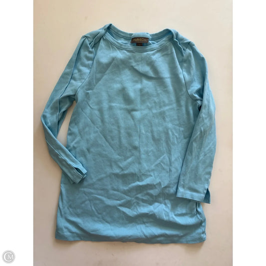 Top Long Sleeve By Style And Company In Blue, Size: S