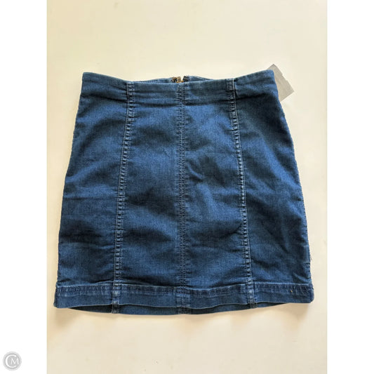 Skirt Mini & Short By Free People In Blue, Size: 6