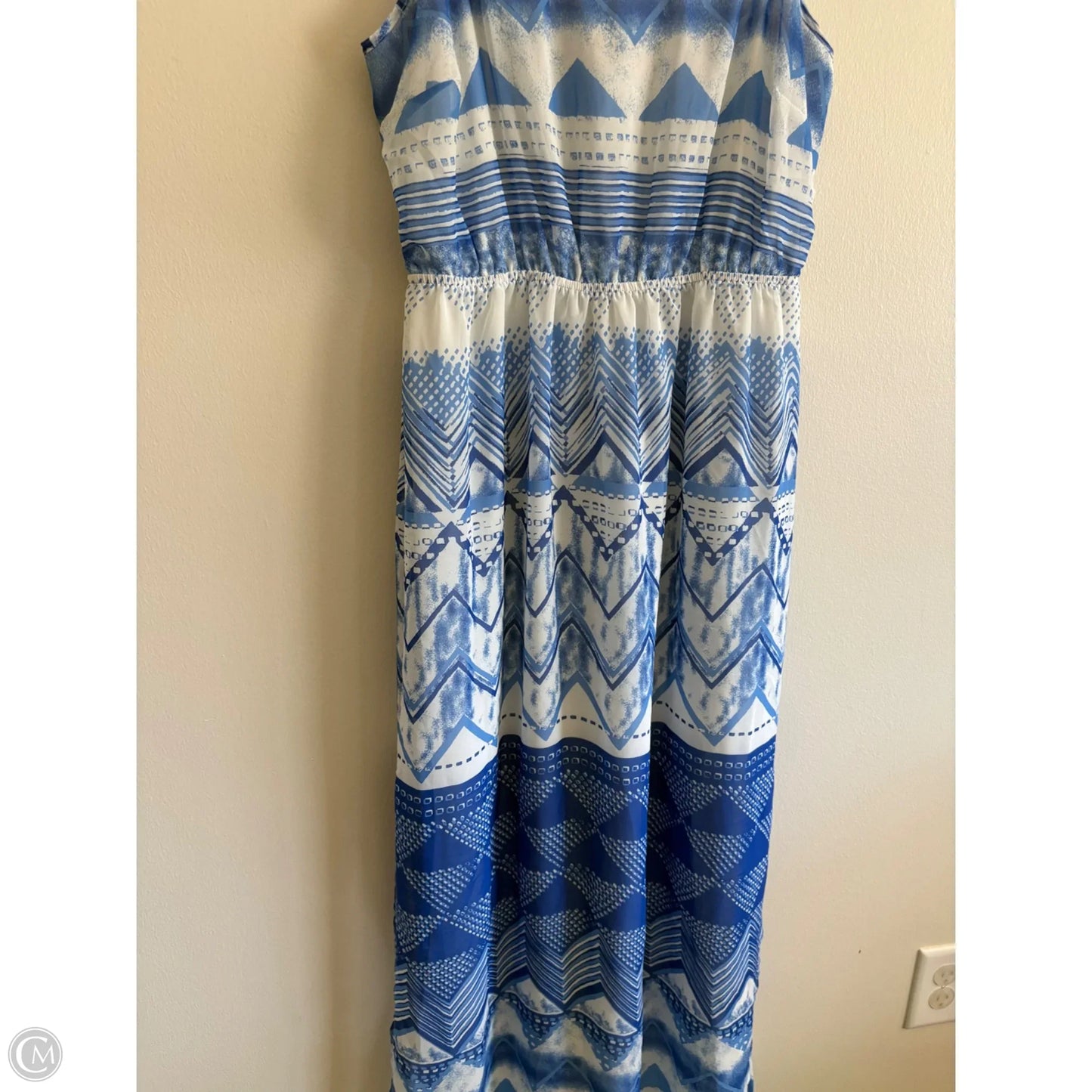 Dress Casual Maxi By Old Navy In Blue, Size: L
