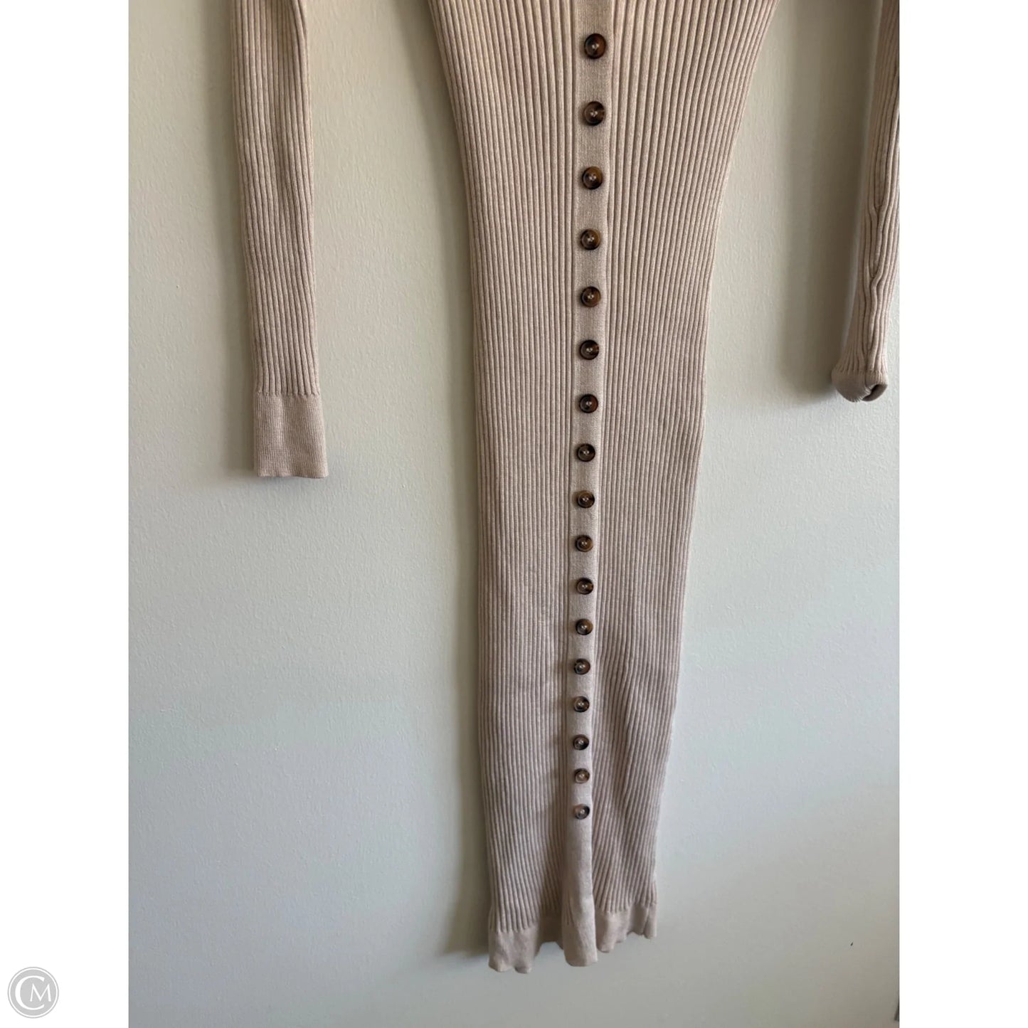 Dress Casual Maxi By Olive And Oak In Tan, Size: S