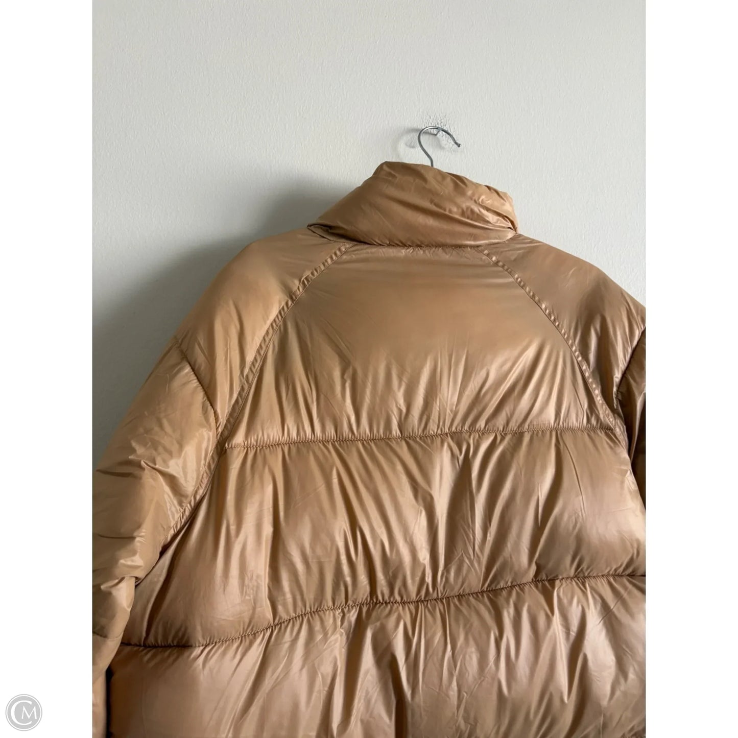 Jacket Puffer & Quilted By Abercrombie And Fitch In Tan, Size: S