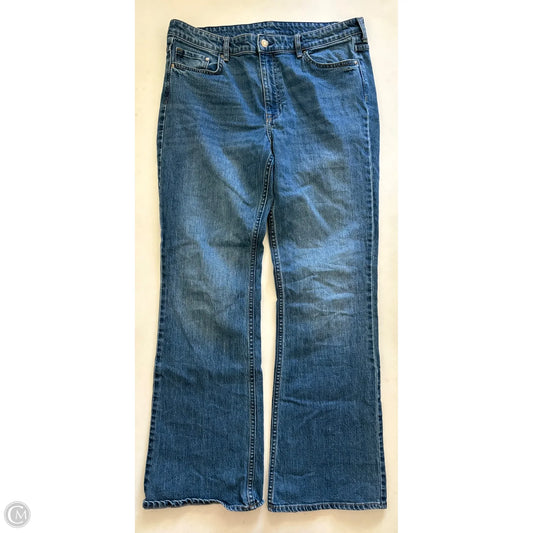 Jeans Boot Cut By & Denim In Blue, Size: 14