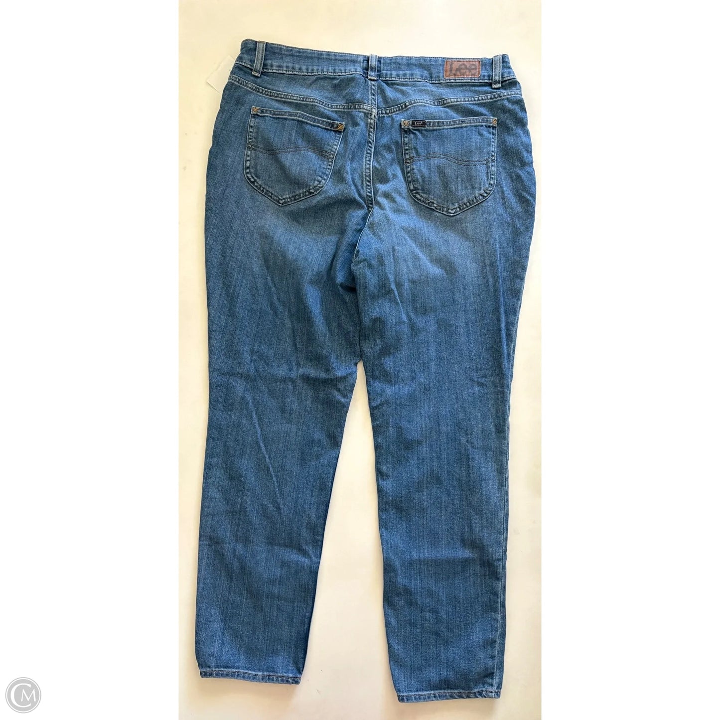 Jeans Straight By Lee In Blue, Size: 18