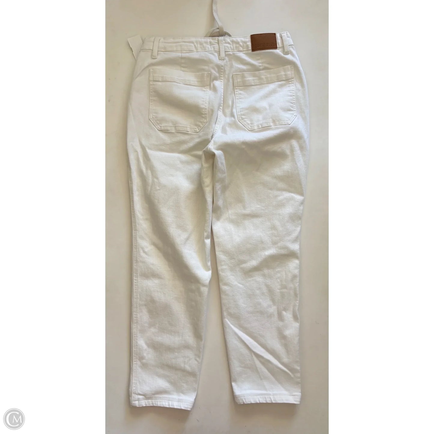 Jeans Straight By Judy Blue In Cream, Size: 10
