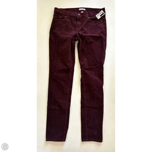 Pants Corduroy By New York And Co In Maroon, Size: 6