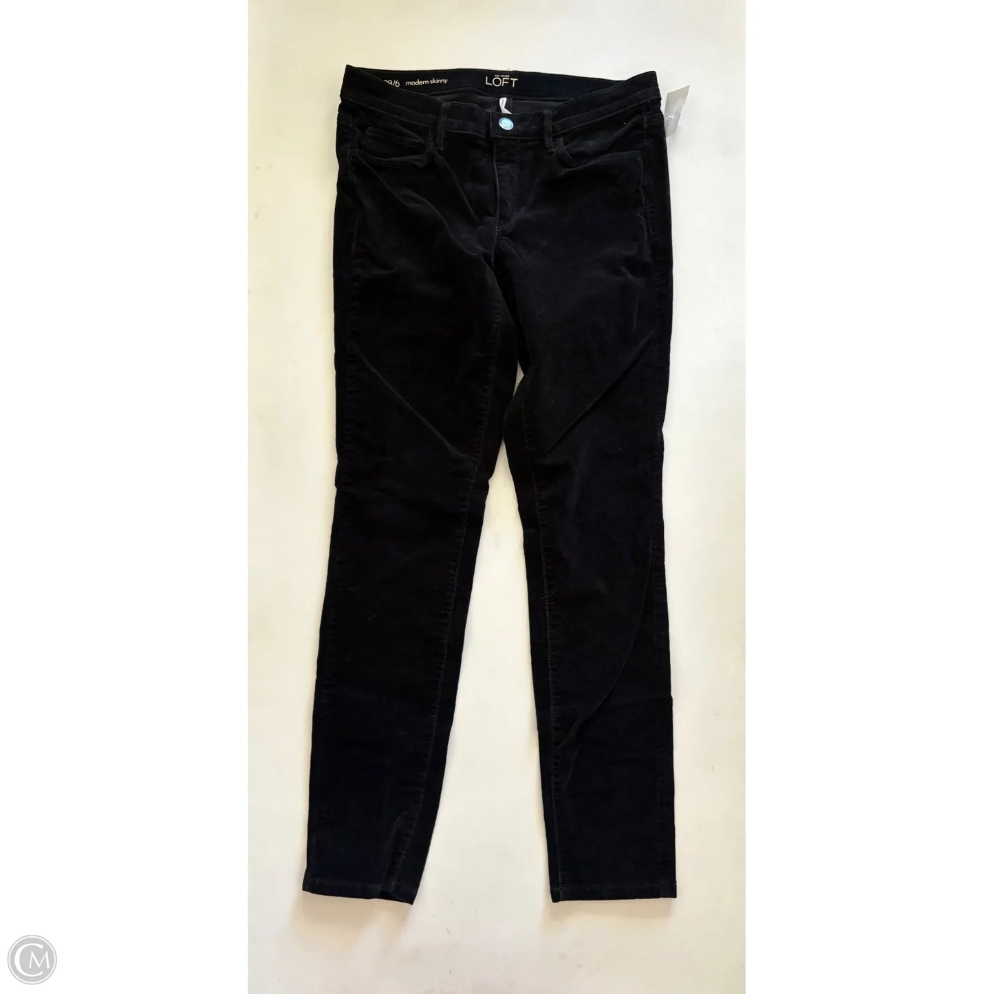 Pants Corduroy By Loft In Black, Size: 6