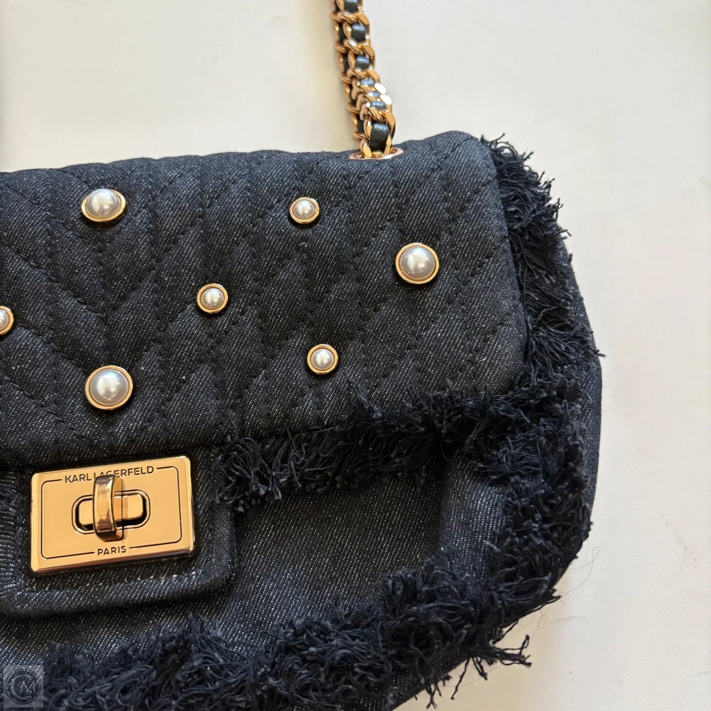 Handbag Designer By Karl Lagerfeld, Size: Medium