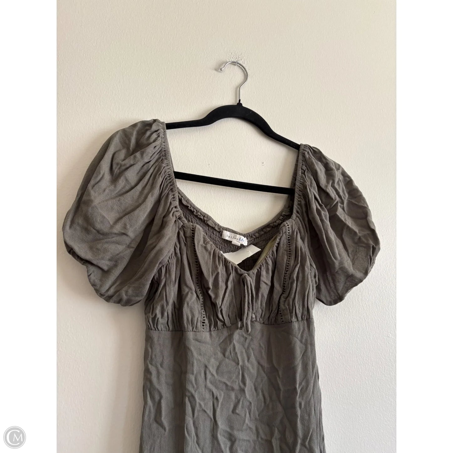 Dress Casual Midi By Bailey Blue In Green, Size: M
