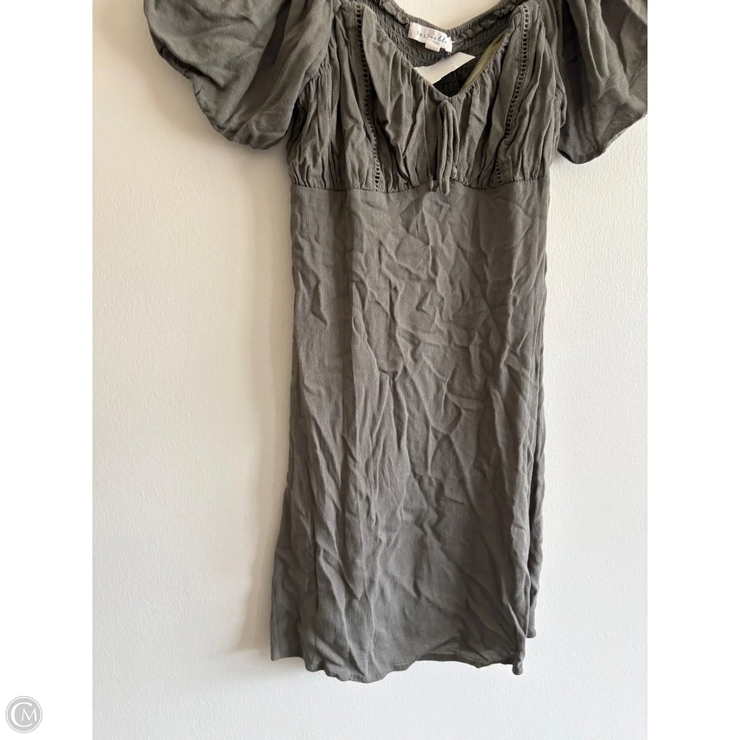 Dress Casual Midi By Bailey Blue In Green, Size: M