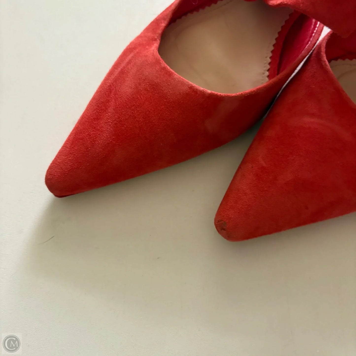 Shoes Heels Kitten By Zara In Orange, Size: 8.5