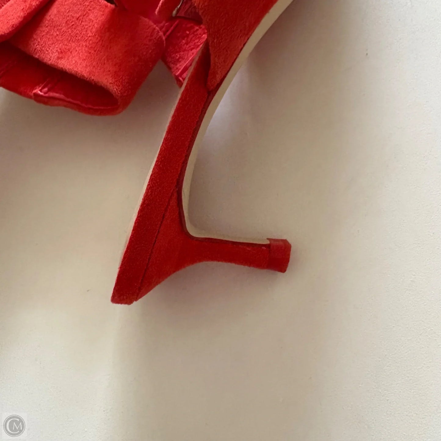 Shoes Heels Kitten By Zara In Orange, Size: 8.5