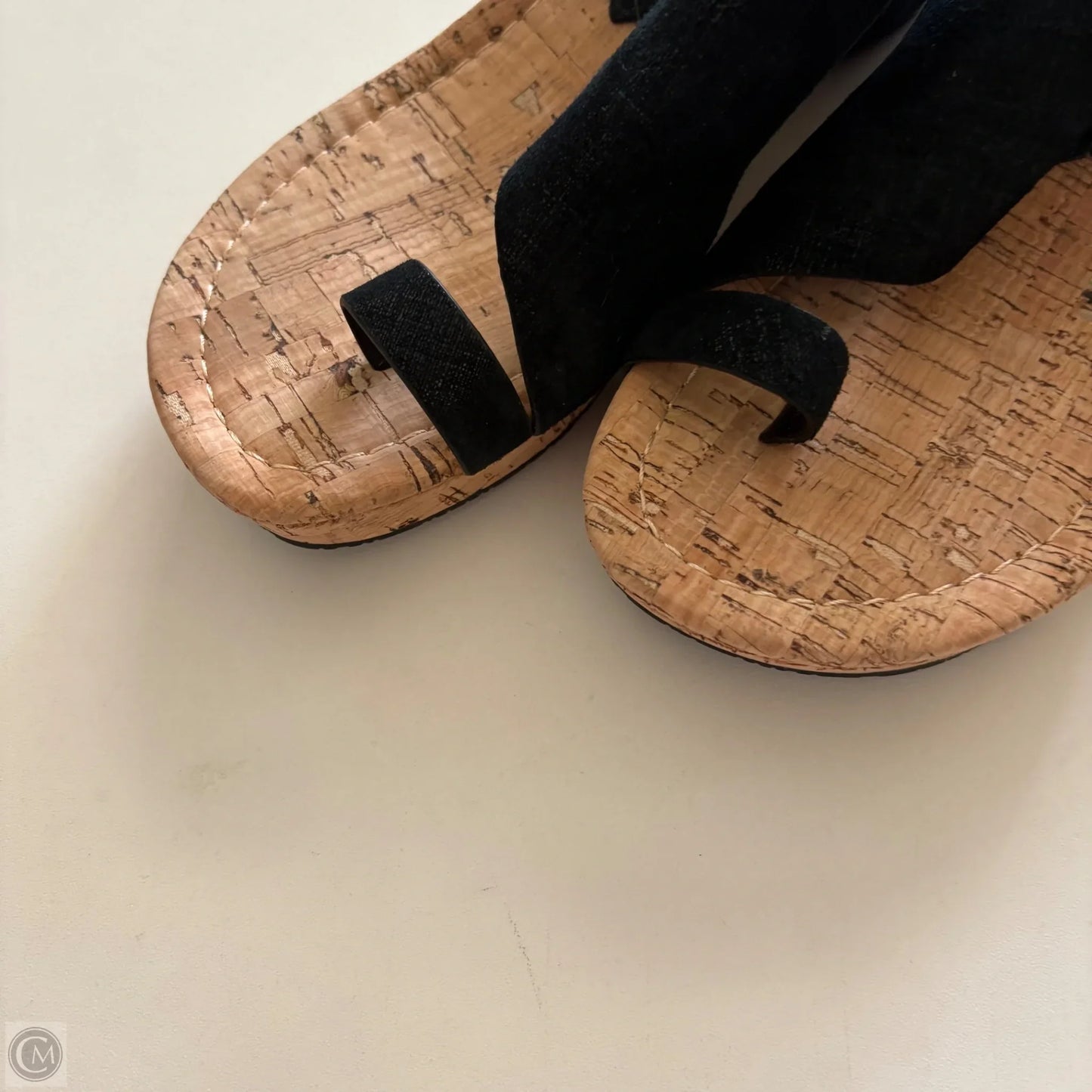 Sandals Heels Wedge By Donald Pliner In Black, Size: 8