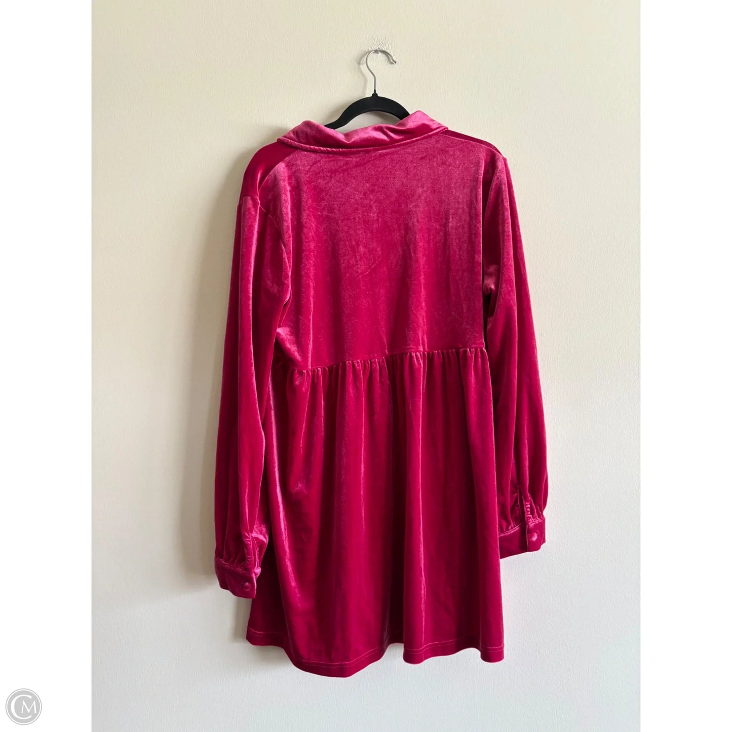 Dress Casual Midi By Pink Lily In Pink, Size: L