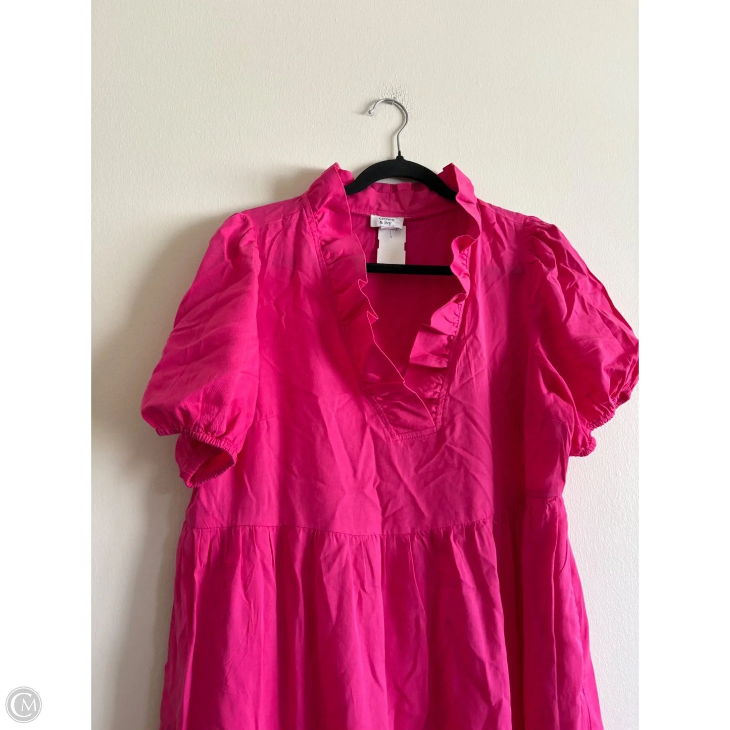 Dress Casual Midi By Crown And Ivy In Pink, Size: Lp