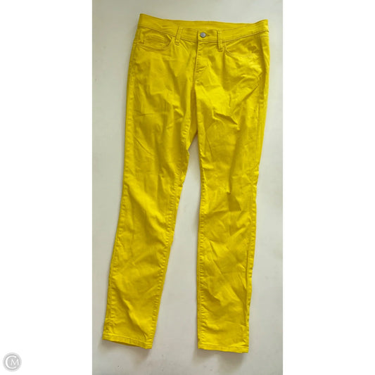 Jeans Skinny By Loft In Yellow, Size: 6