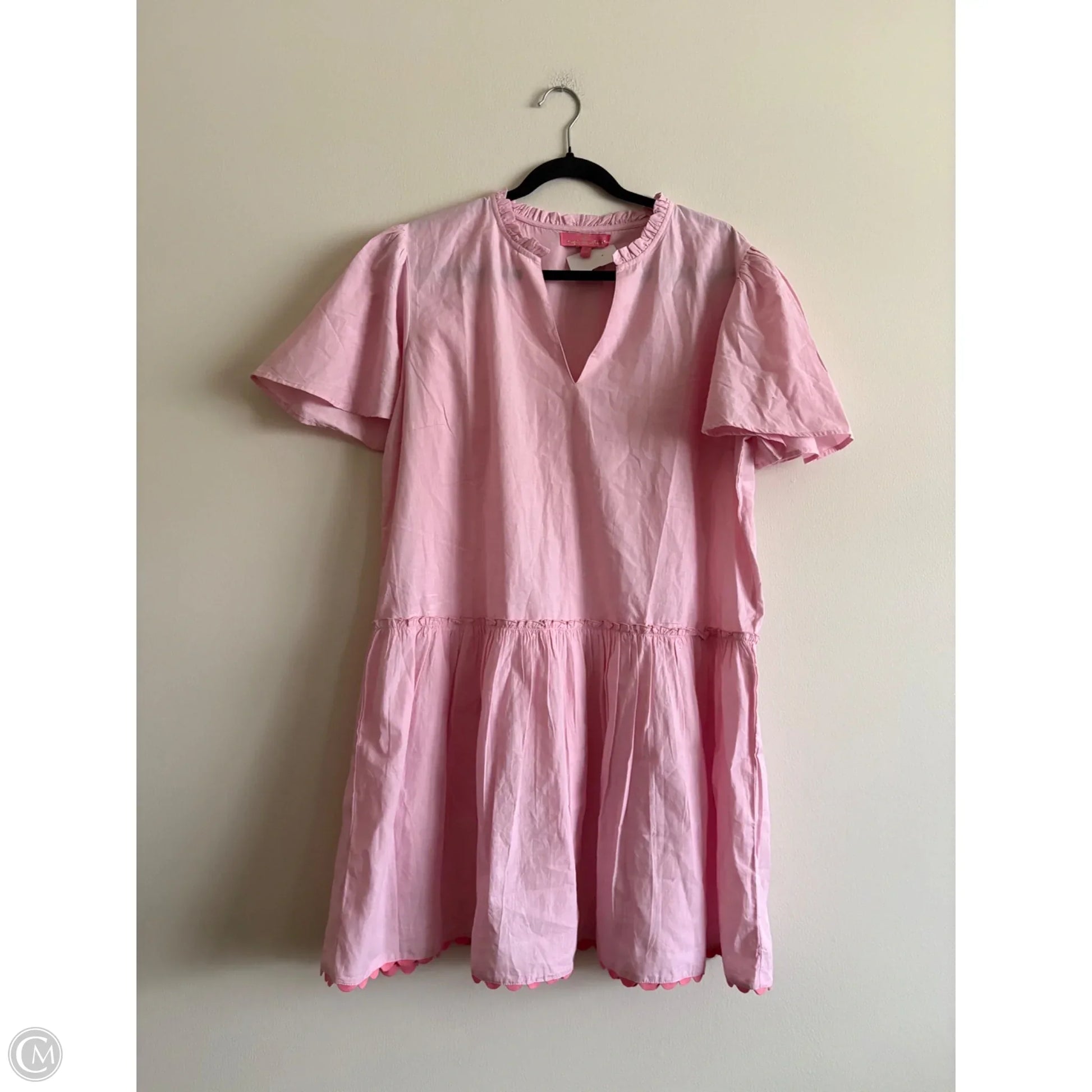 Dress Casual Short By Simply Southern In Pink, Size: L