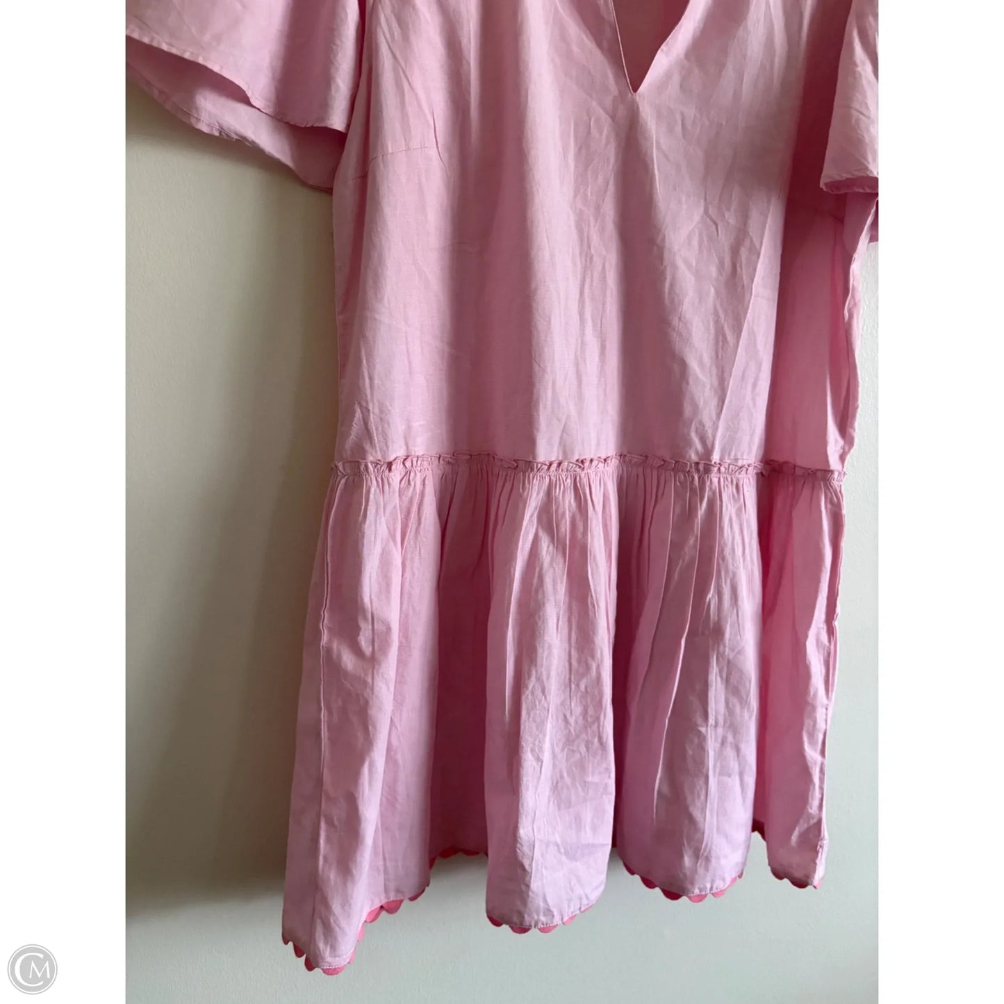Dress Casual Short By Simply Southern In Pink, Size: L