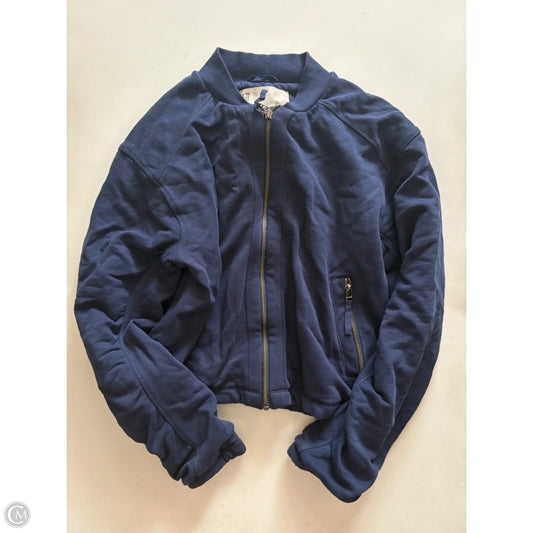 Jacket Puffer & Quilted By Pilcro In Navy, Size: Xs