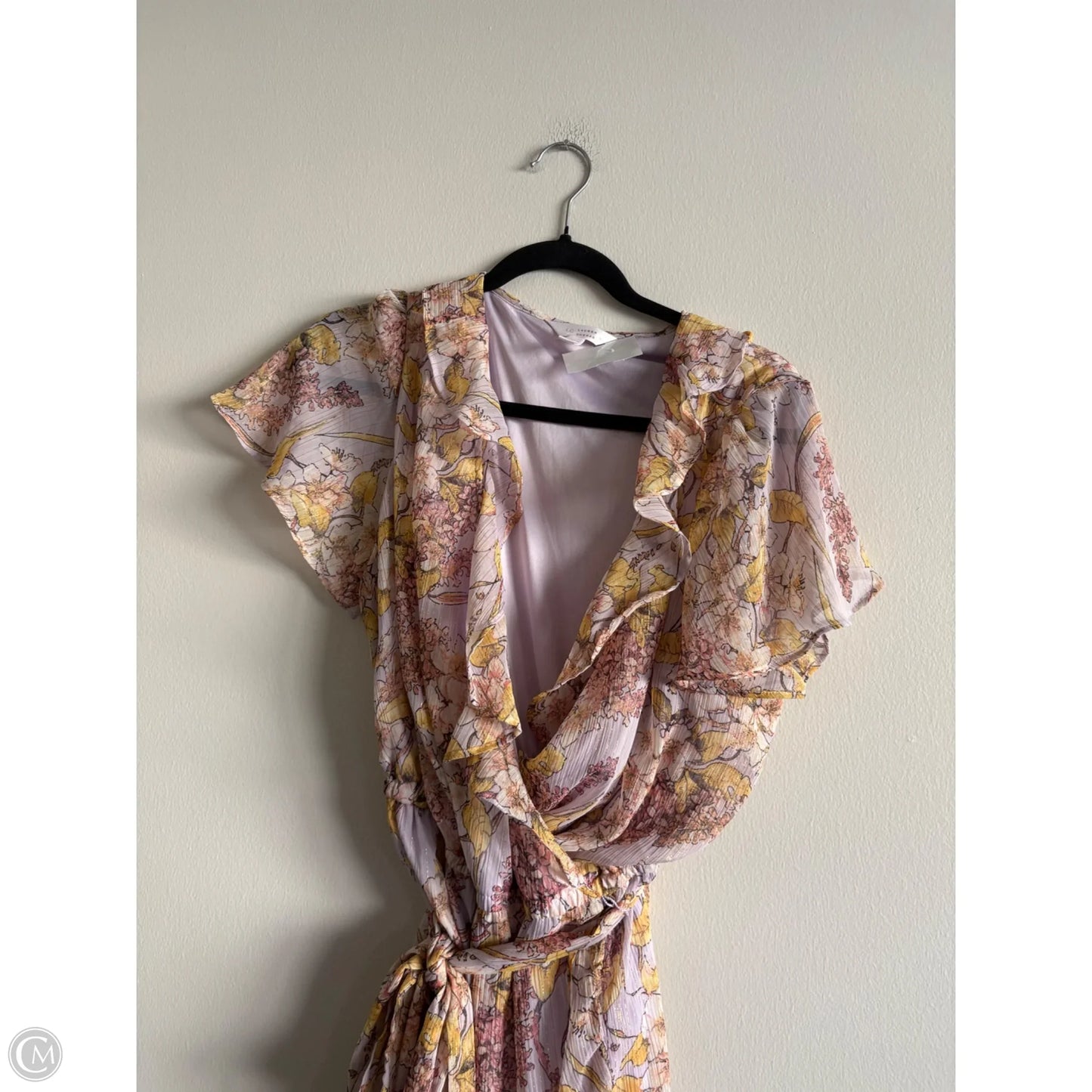 Dress Casual Midi By Lc Lauren Conrad In Floral Print, Size: Xl