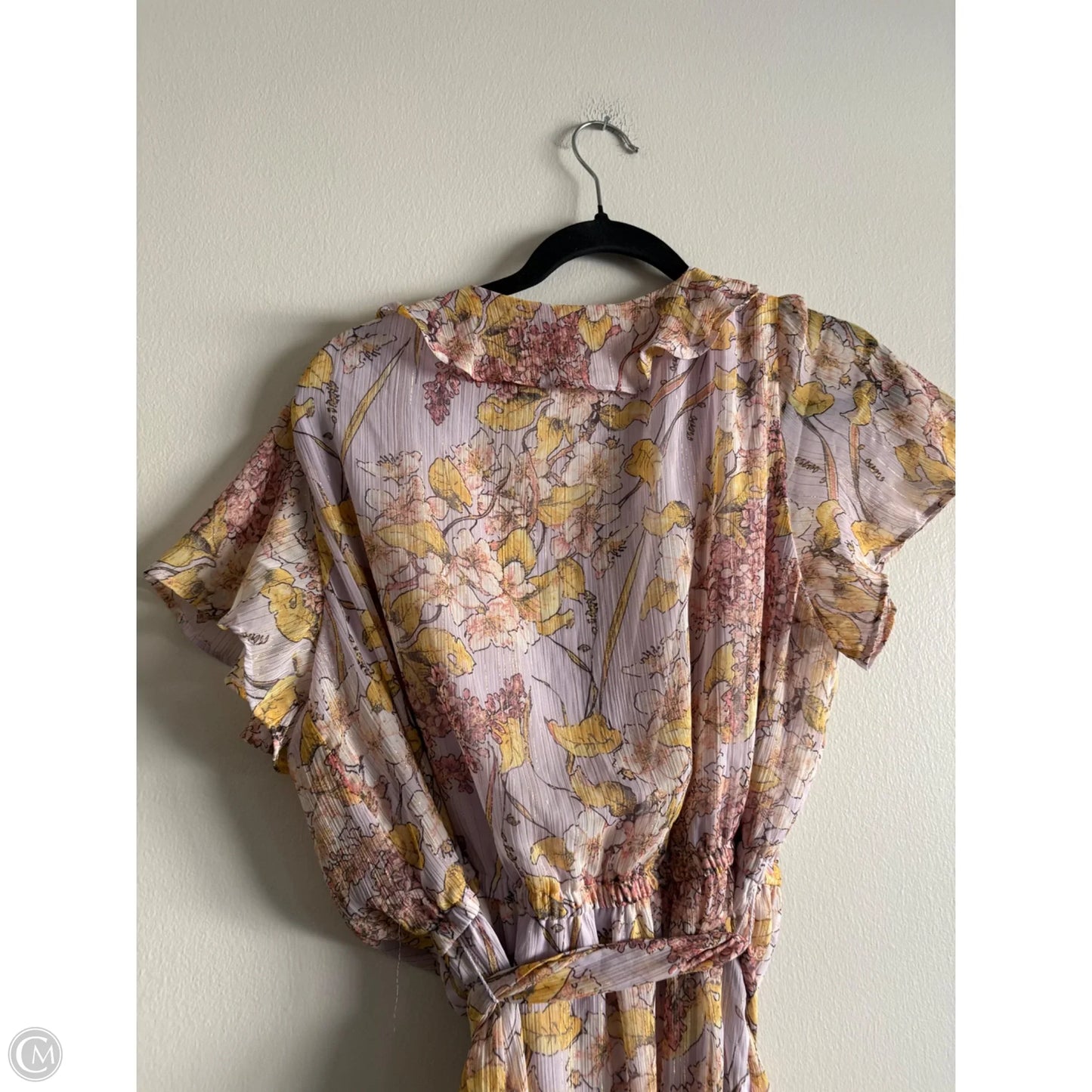Dress Casual Midi By Lc Lauren Conrad In Floral Print, Size: Xl