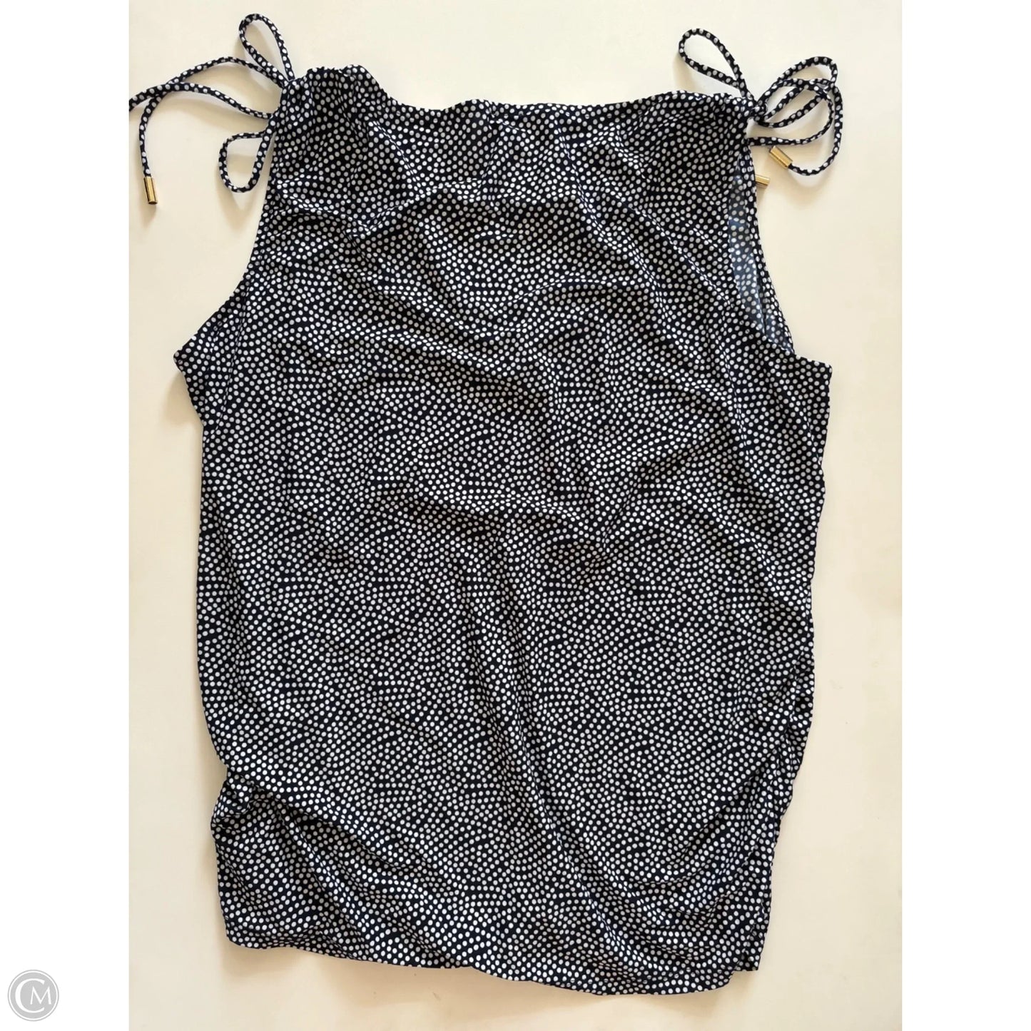 Top Sleeveless By Anne Klein In Navy, Size: 1x