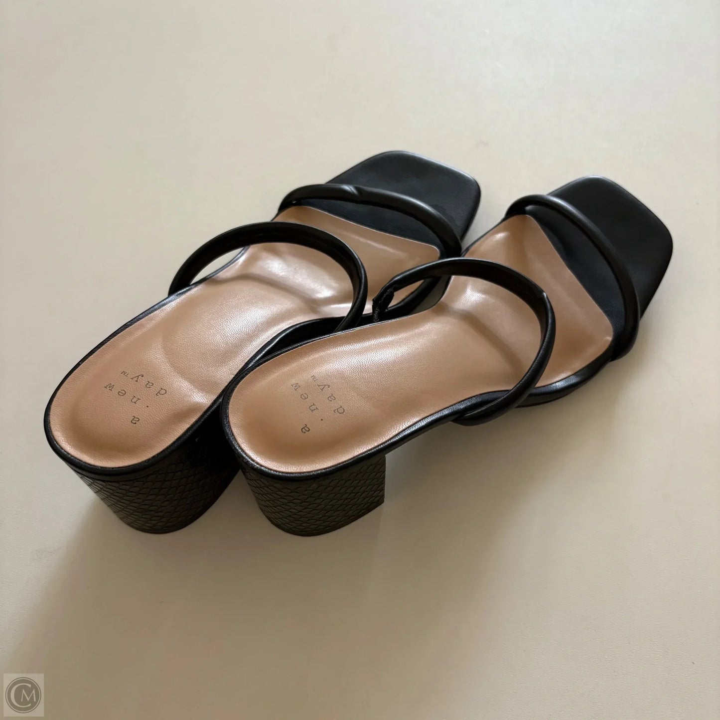 Shoes Heels Block By A New Day In Black, Size: 8