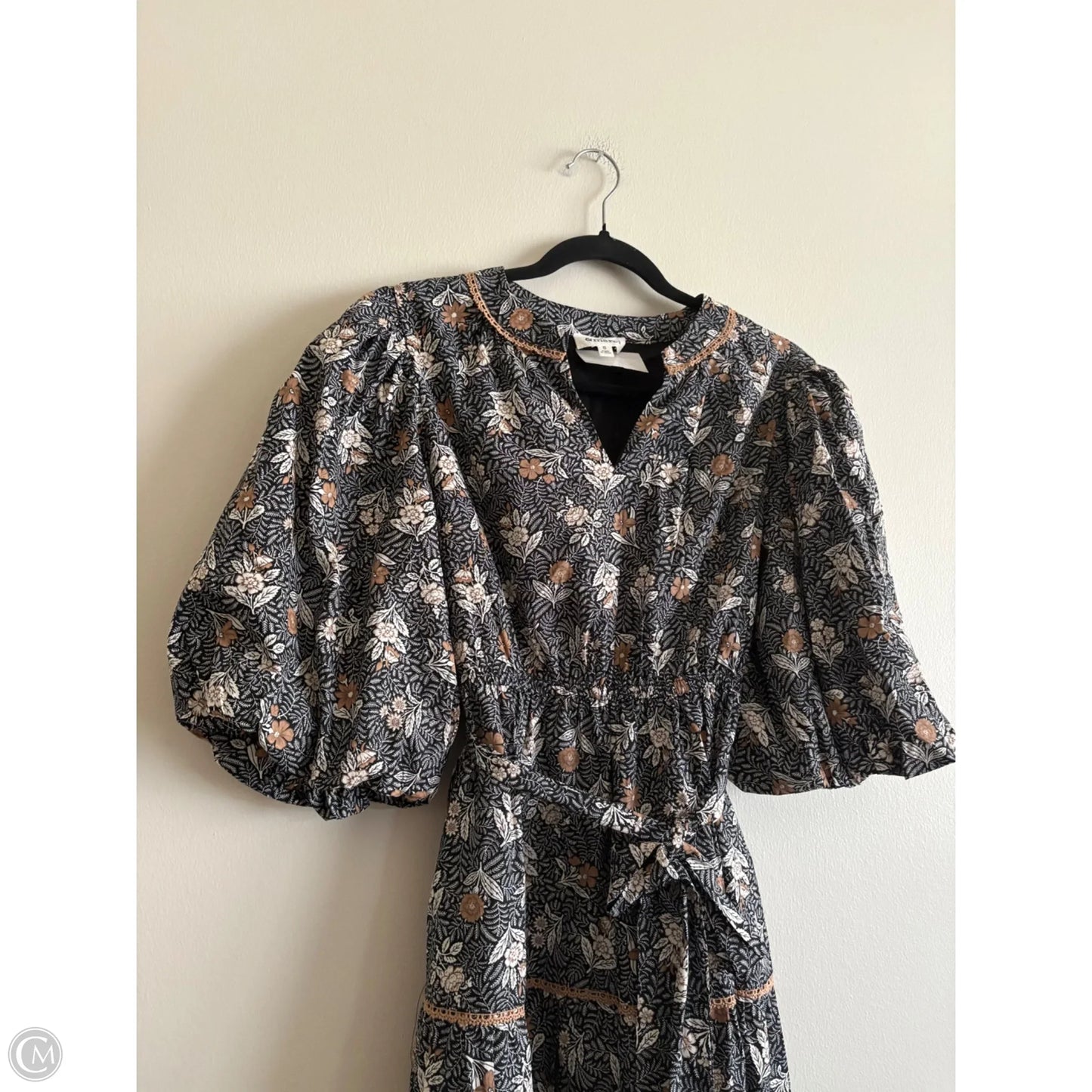 Dress Casual Maxi By &merci In Black & Brown, Size: S