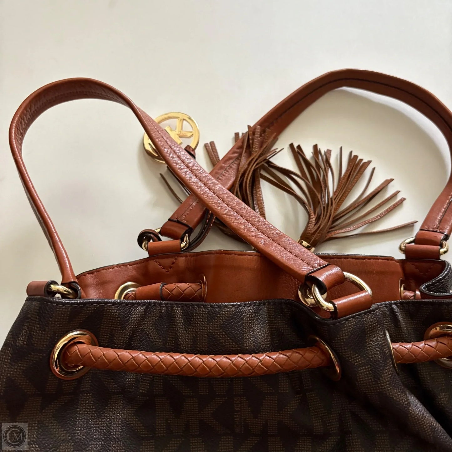 Handbag Designer By Michael Kors, Size: Large