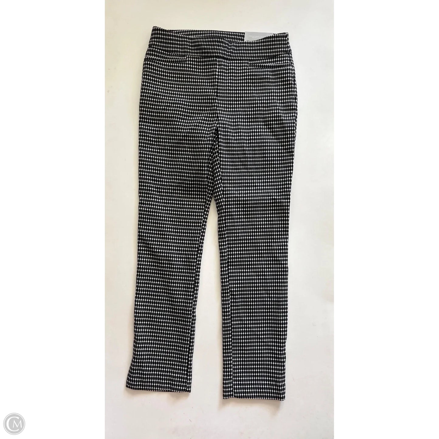 Pants Dress By Chicos In Black & White, Size: 2