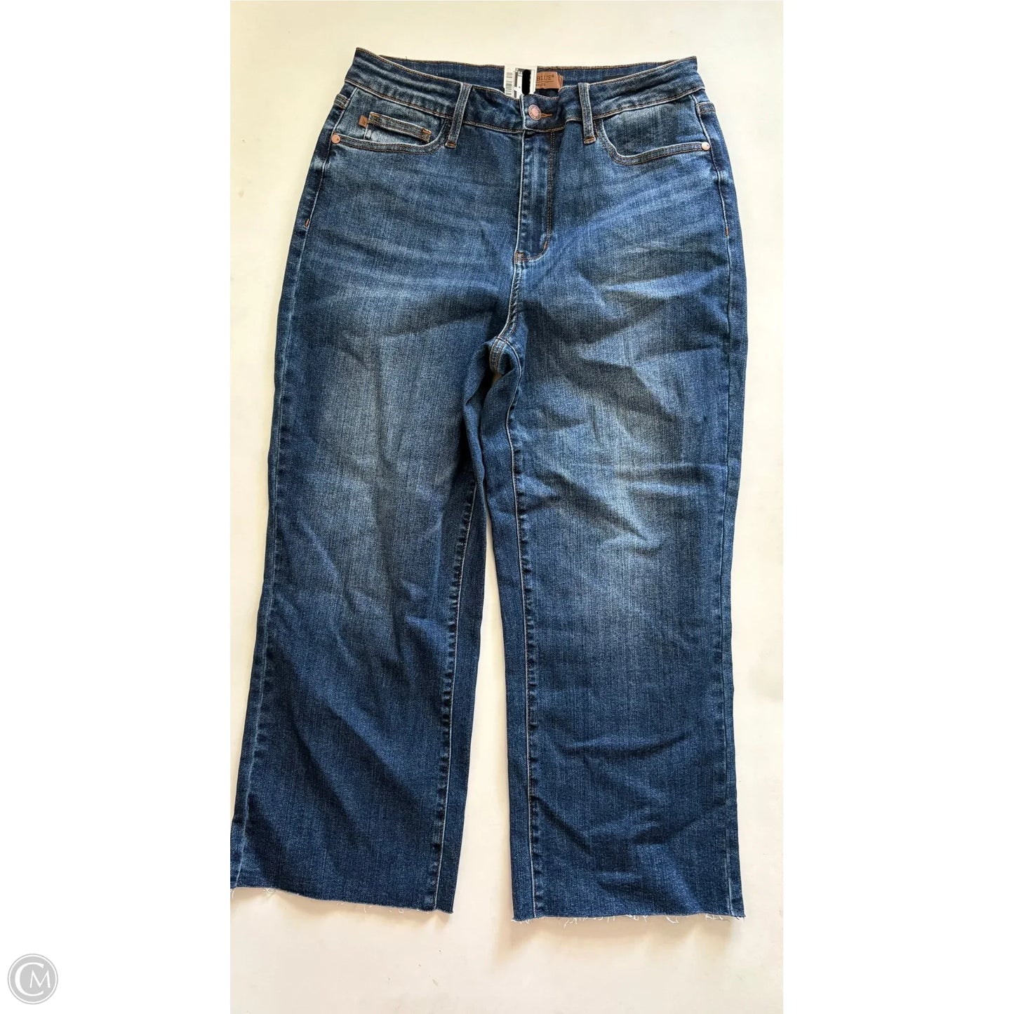 Jeans Cropped By Judy Blue In Blue, Size: 10