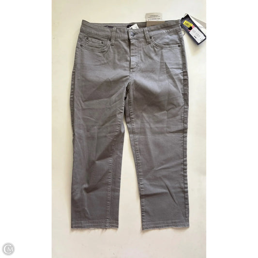 Jeans Cropped By Not Your Daughters Jeans In Grey, Size: 8