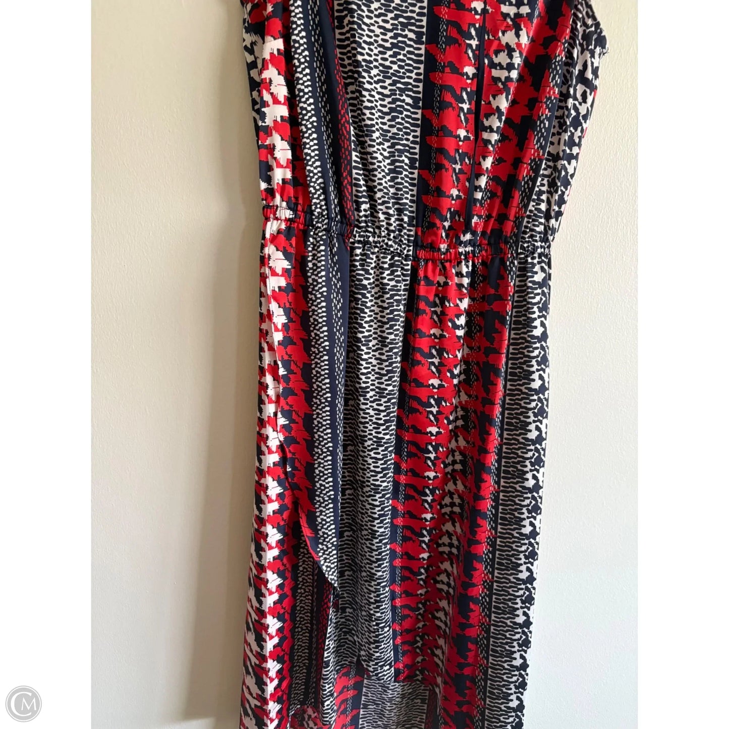 Dress Casual Maxi By Tommy Hilfiger In Blue & Red & White, Size: 6