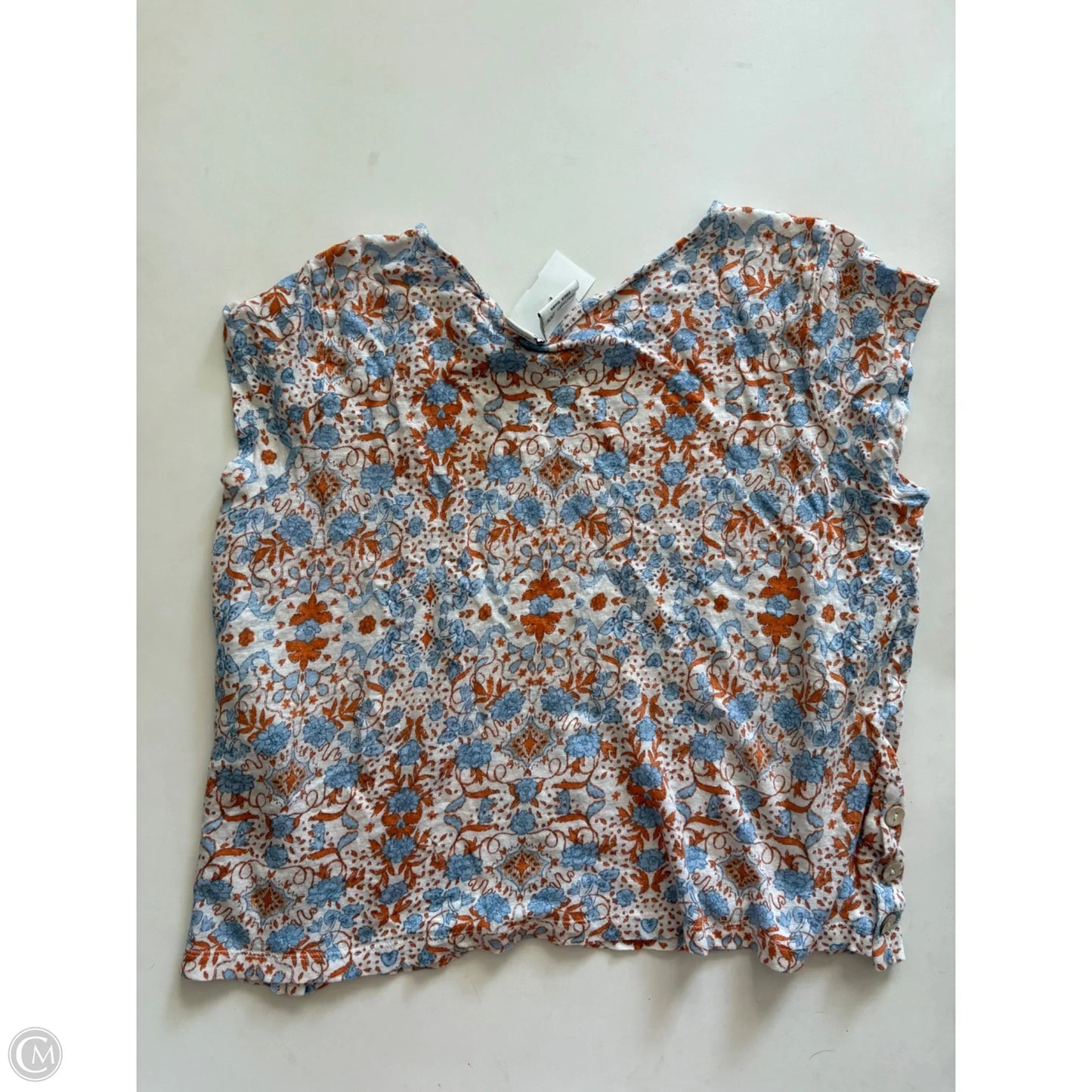 Top Short Sleeve By Rachel Zoe In Floral Print, Size: Xl