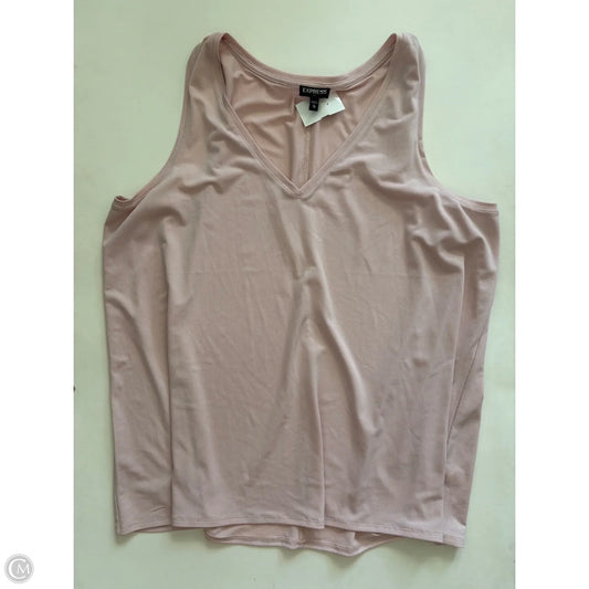 Tank Top By Express In Pink, Size: Xl