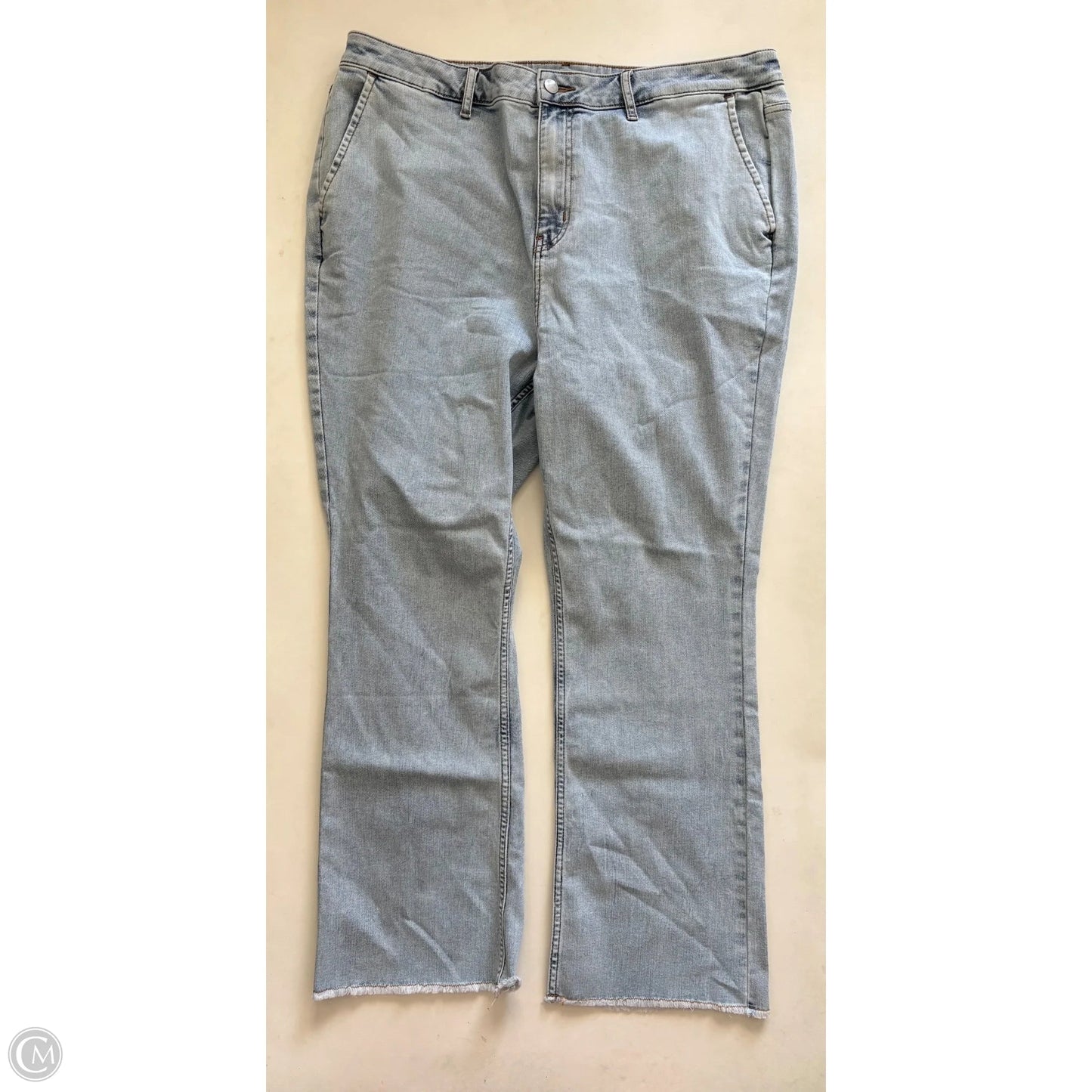 Jeans Flared By Cmb In Blue, Size: 18