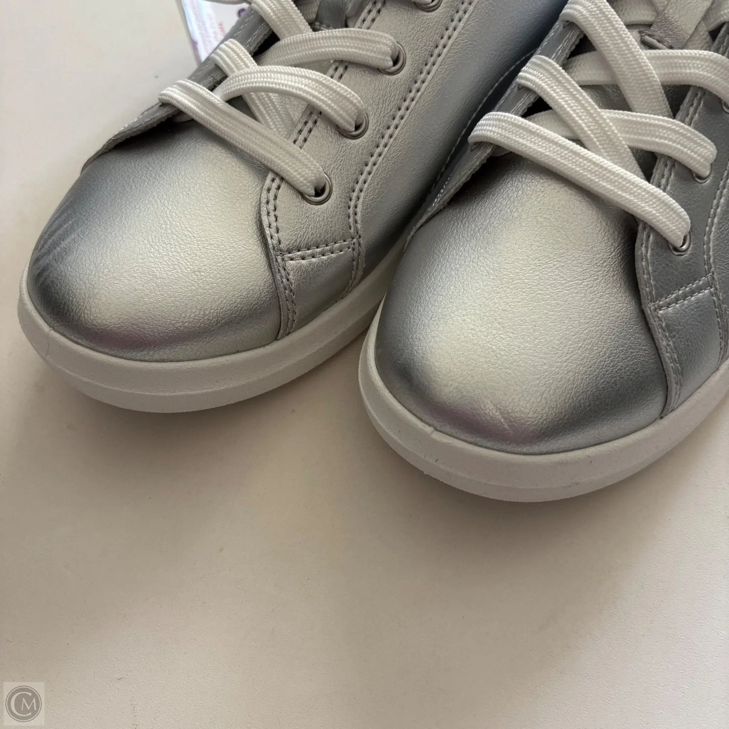 Shoes Athletic By Bobs In Silver, Size: 9