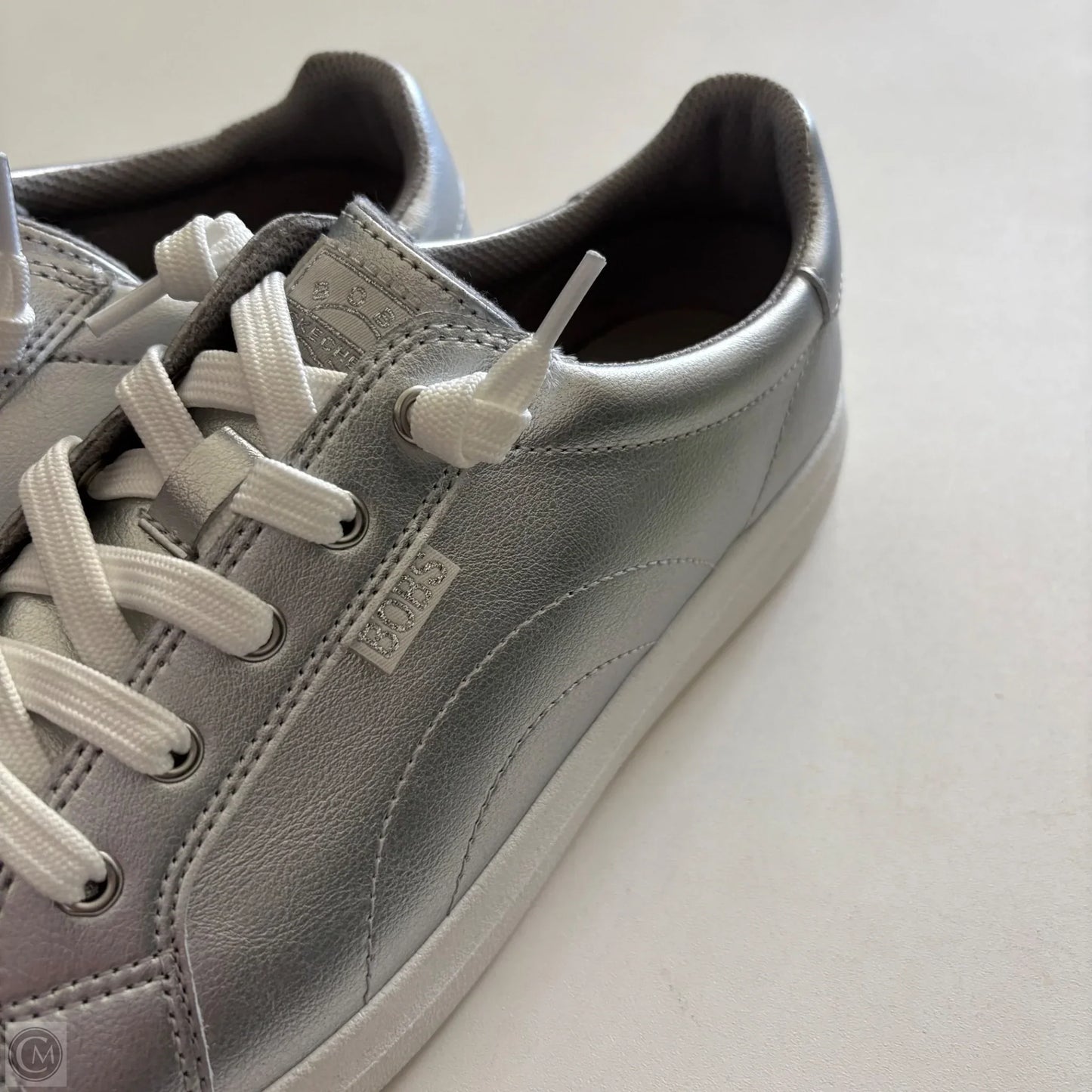 Shoes Athletic By Bobs In Silver, Size: 9